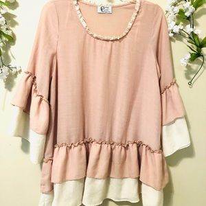 Christian Caliendo Ruffled Blouse